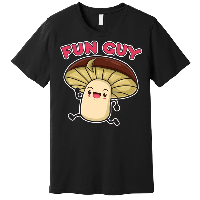 Fun Guy Fungi Mushroom Premium T-Shirt | TeeShirtPalace