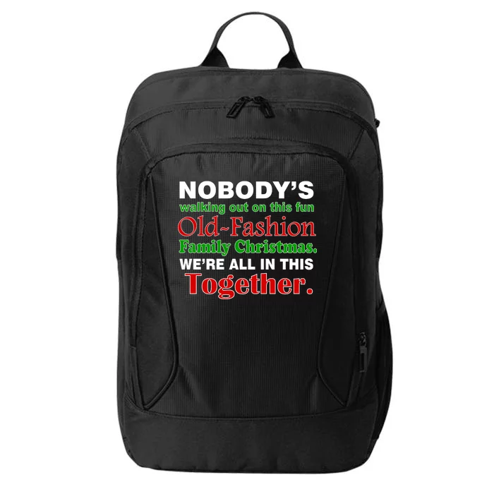 Fun Old Fashion Family Christmas City Backpack