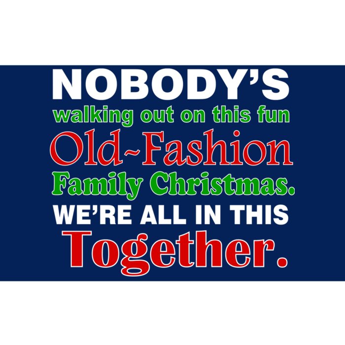 Fun Old Fashion Family Christmas Bumper Sticker