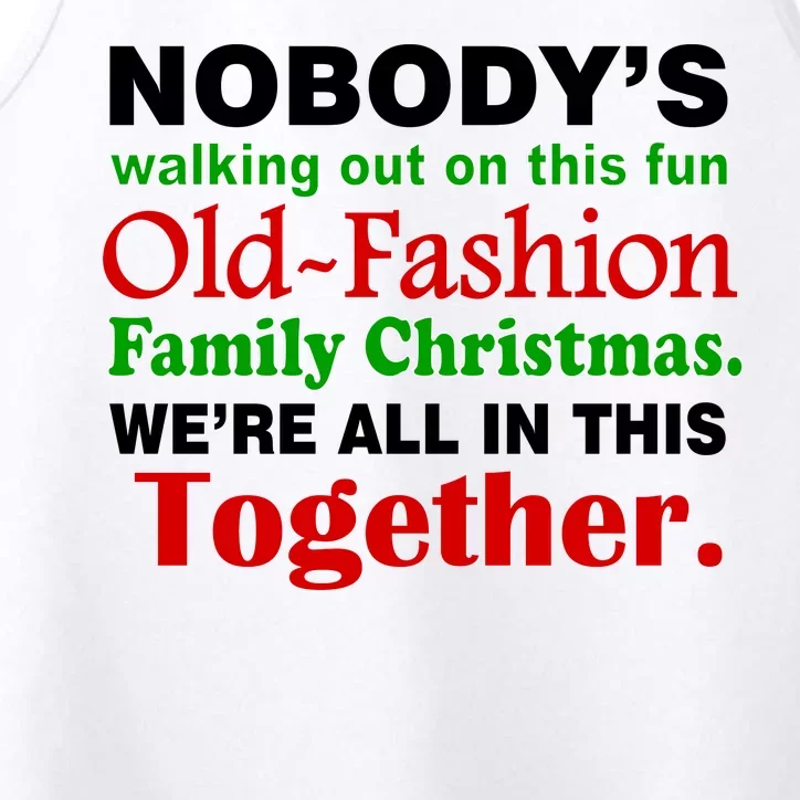 Fun Old Fashion Family Christmas Performance Tank