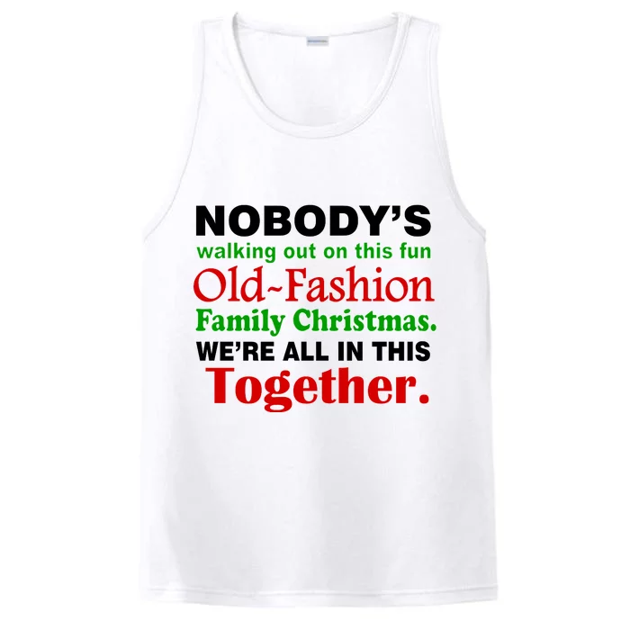 Fun Old Fashion Family Christmas Performance Tank