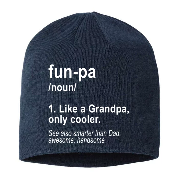 Fun-pa Fun Papa 8 1/2in Sustainable Knit Beanie