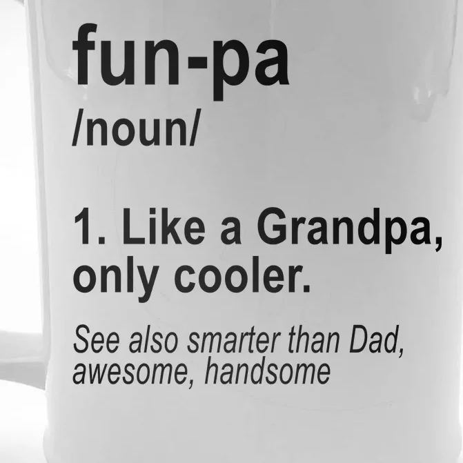 Fun-pa Fun Papa Front & Back Beer Stein