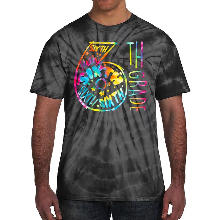 Fun Tye Dyed Sixth 6th Grade Tie-Dye T-Shirt