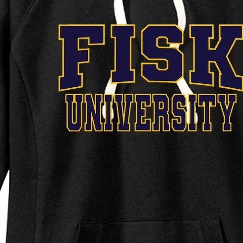 Fisk University Nvy01 Women's Fleece Hoodie