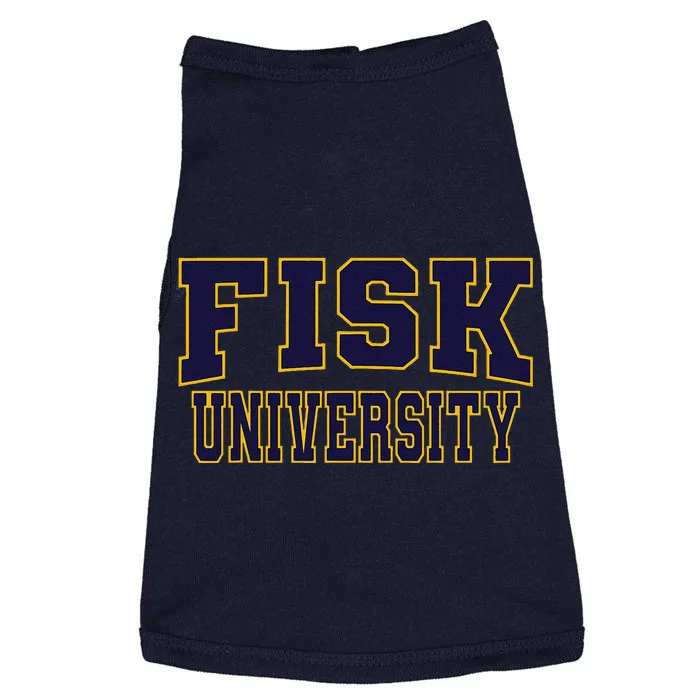 Fisk University Nvy01 Doggie Tank