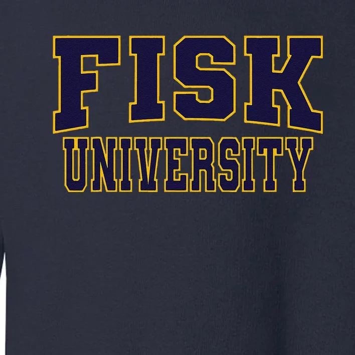 Fisk University Nvy01 Toddler Sweatshirt