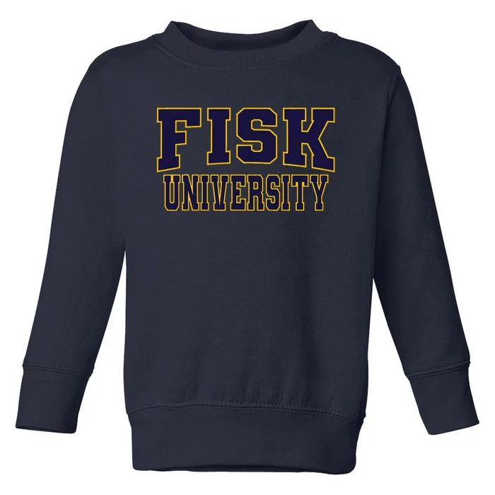 Fisk University Nvy01 Toddler Sweatshirt