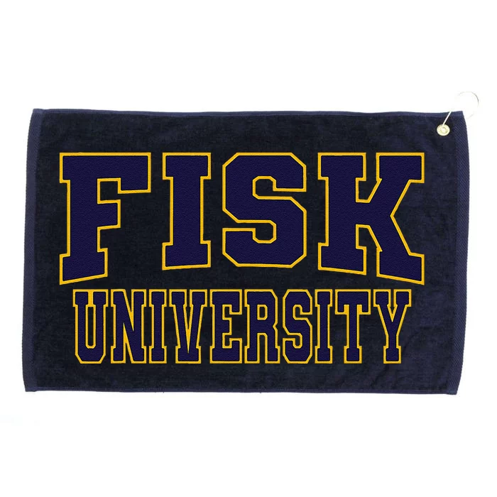 Fisk University Nvy01 Grommeted Golf Towel