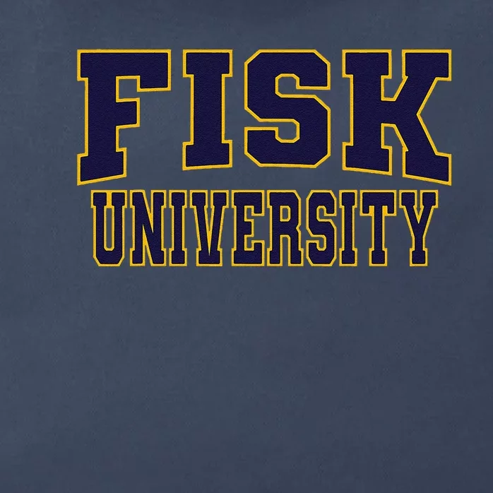 Fisk University Nvy01 Zip Tote Bag