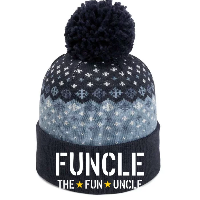 Funcle The Fun Uncle Army Stars The Baniff Cuffed Pom Beanie