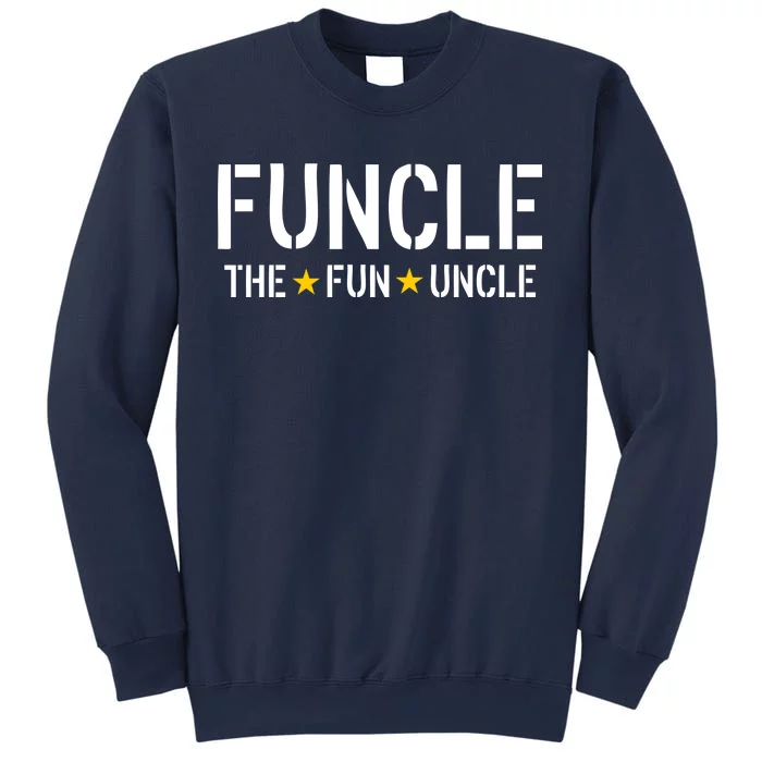 Funcle The Fun Uncle Army Stars Sweatshirt