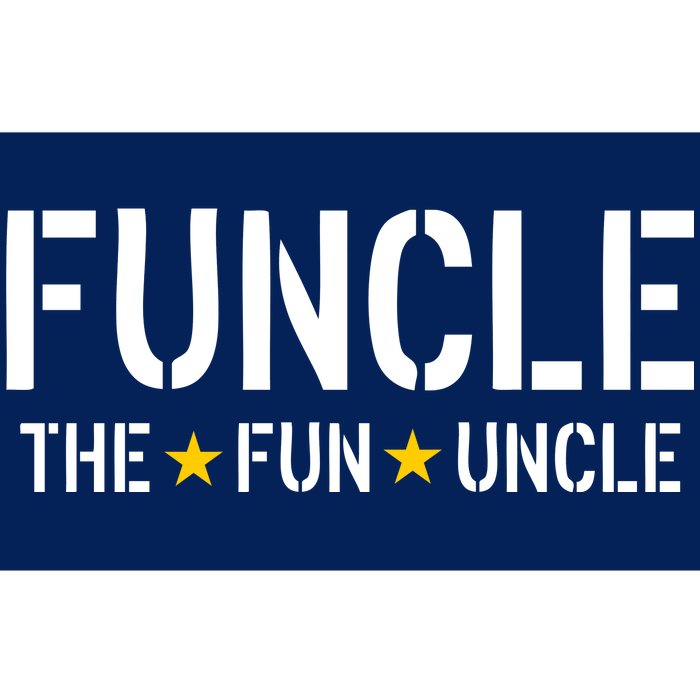 Funcle The Fun Uncle Army Stars Bumper Sticker