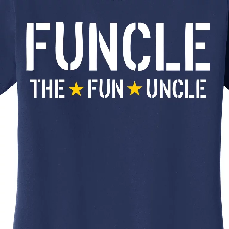 Funcle The Fun Uncle Army Stars Women's T-Shirt