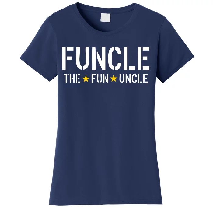 Funcle The Fun Uncle Army Stars Women's T-Shirt