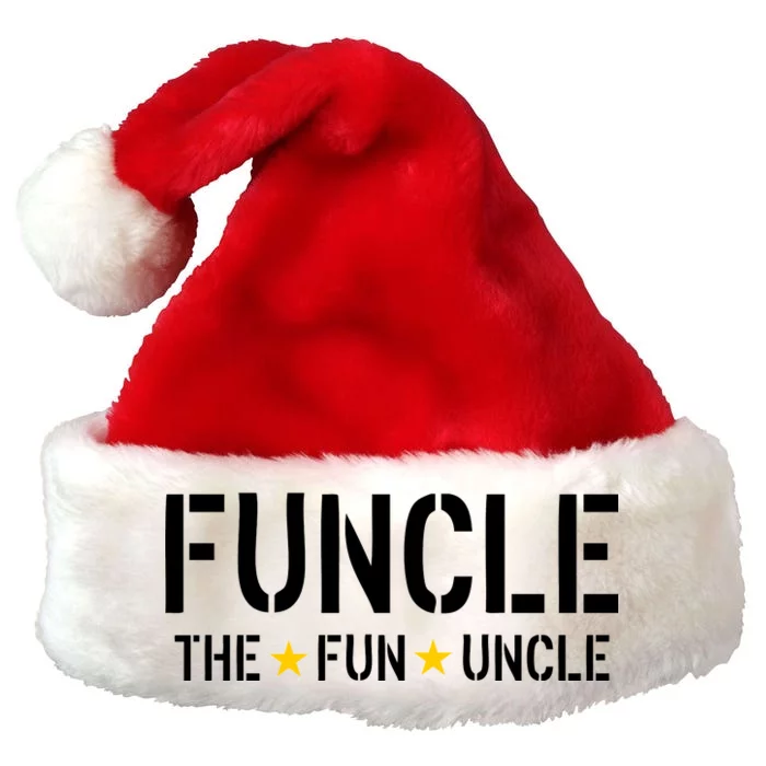 Funcle The Fun Uncle Army Stars Premium Christmas Santa Hat