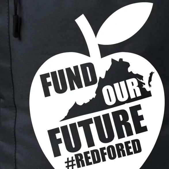 Fund Our Future Red for Ed Virginia Daily Commute Backpack