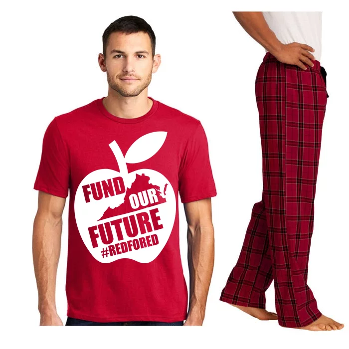 Fund Our Future Red for Ed Virginia Pajama Set