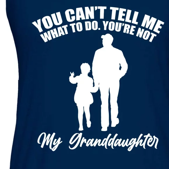 Funny & Cute Granddaughter And Grandfather Ladies Essential Flowy Tank