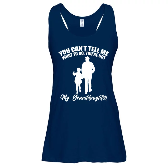 Funny & Cute Granddaughter And Grandfather Ladies Essential Flowy Tank