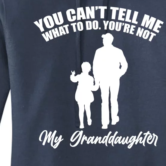 Funny & Cute Granddaughter And Grandfather Women's Pullover Hoodie