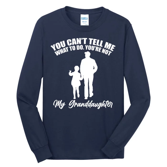 Funny & Cute Granddaughter And Grandfather Tall Long Sleeve T-Shirt