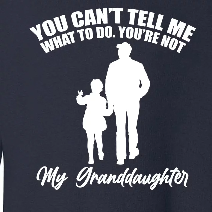 Funny & Cute Granddaughter And Grandfather Toddler Sweatshirt