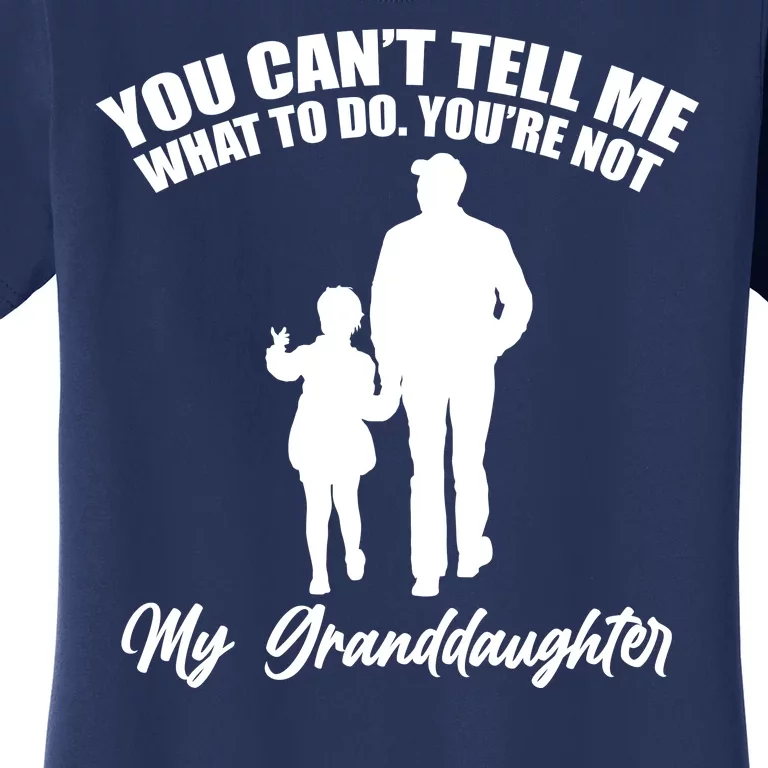 Funny & Cute Granddaughter And Grandfather Women's T-Shirt