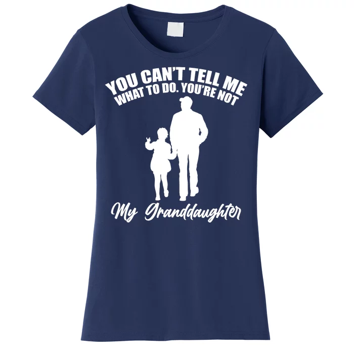 Funny & Cute Granddaughter And Grandfather Women's T-Shirt