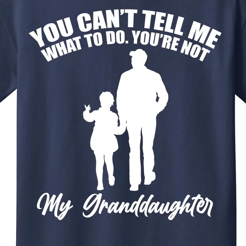 Funny & Cute Granddaughter And Grandfather Kids T-Shirt