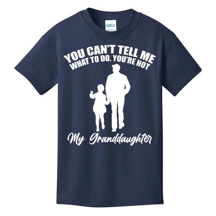 Funny & Cute Granddaughter And Grandfather Kids T-Shirt