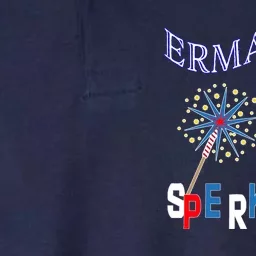 Funny 4th of July Ermagerd Sparklers Softstyle Adult Sport Polo