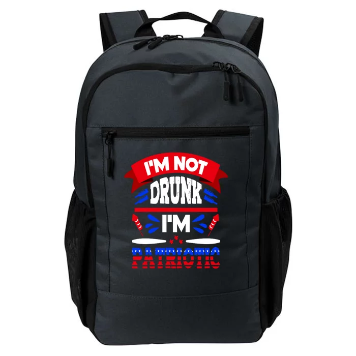 Funny 4th of July Not Drunk Patriotic Daily Commute Backpack