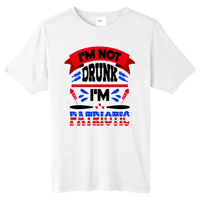 Funny 4th of July Not Drunk Patriotic ChromaSoft Performance T-Shirt