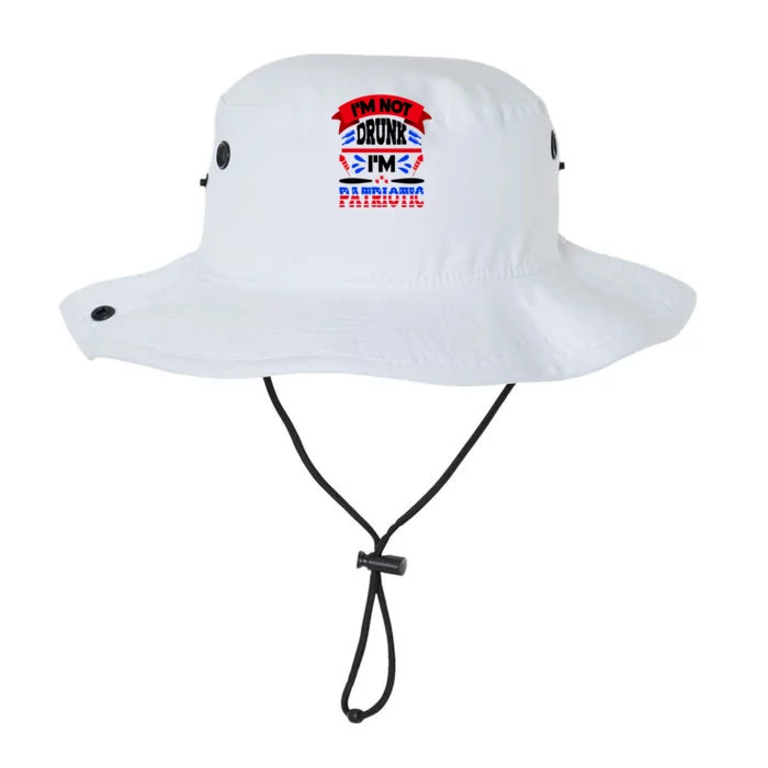 Funny 4th of July Not Drunk Patriotic Legacy Cool Fit Booney Bucket Hat