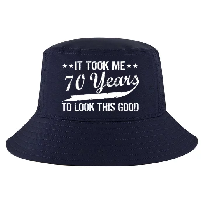 Funny 70th Birthday Look This Good Cool Comfort Performance Bucket Hat