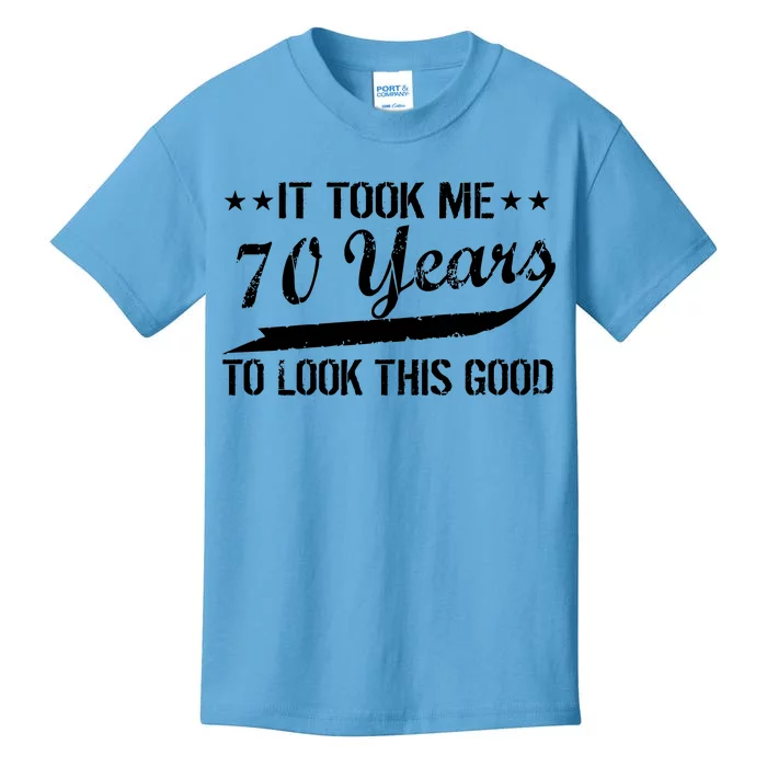 Funny 70th Birthday Look This Good Kids T-Shirt