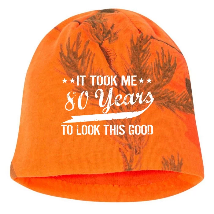 Funny 80th Birthday: It Took Me 80 Years To Look This Good Kati - Camo Knit Beanie