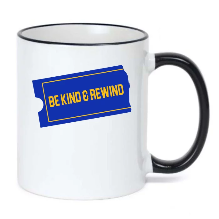 Funny 90s Be Kind Rewind Black Color Changing Mug