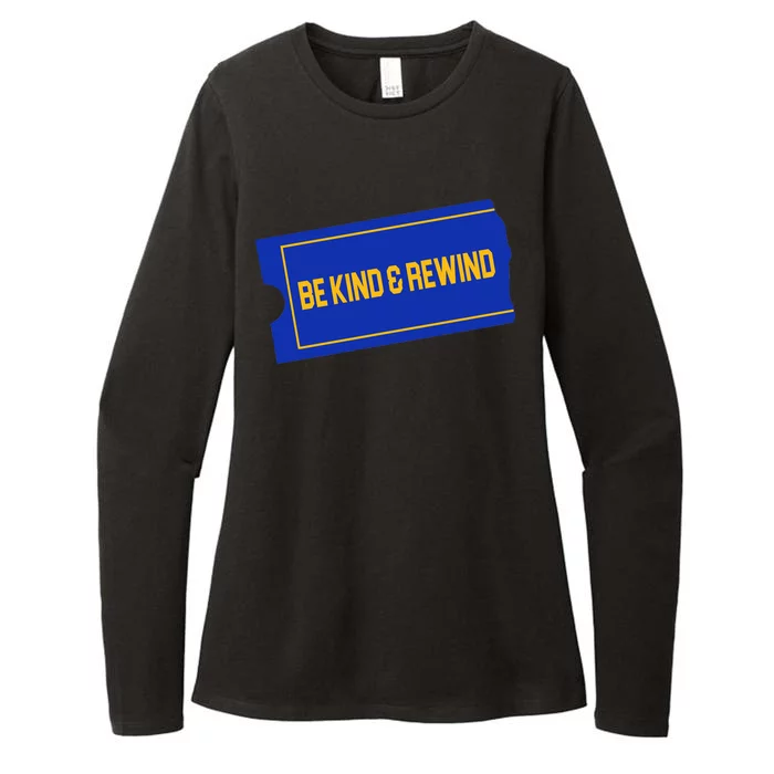 Funny 90s Be Kind Rewind Womens CVC Long Sleeve Shirt