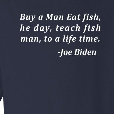 Funny Anti Joe Biden Quote Stumbles His Words Toddler Long Sleeve Shirt