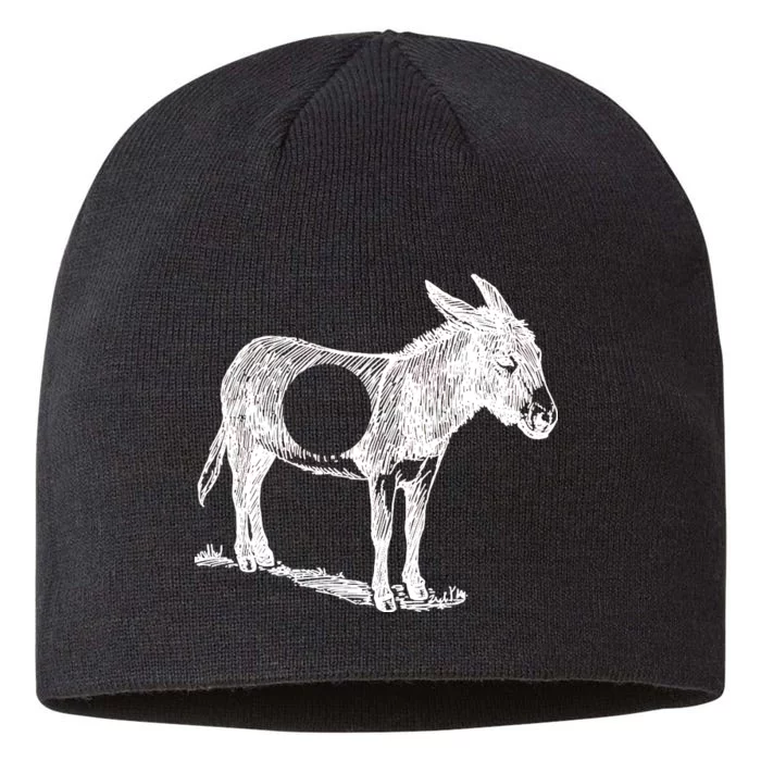 Funny Asshole Donkey 8 1/2in Sustainable Knit Beanie