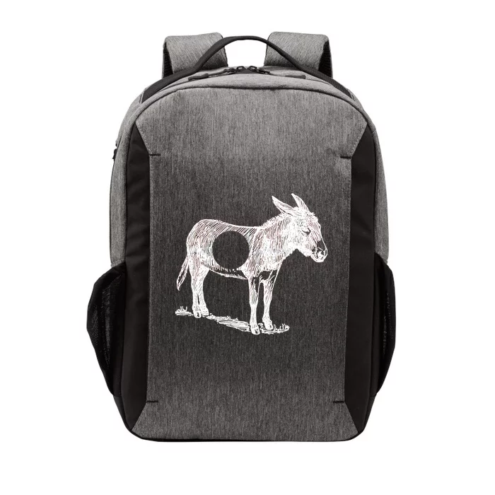 Funny Asshole Donkey Vector Backpack