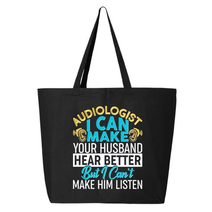 Funny Audiologist 25L Jumbo Tote