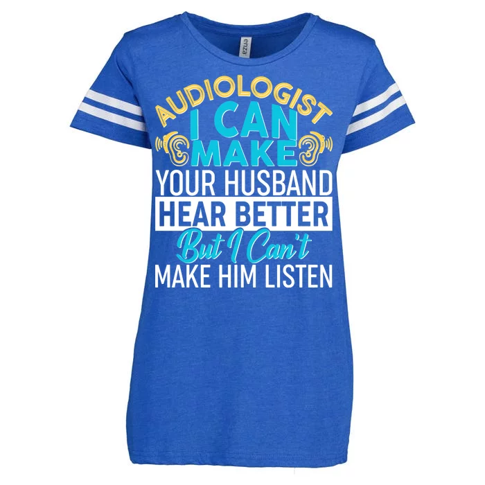 Funny Audiologist Enza Ladies Jersey Football T-Shirt