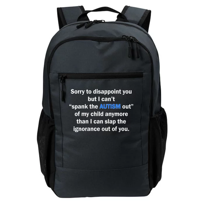 Funny Autism Quote Daily Commute Backpack