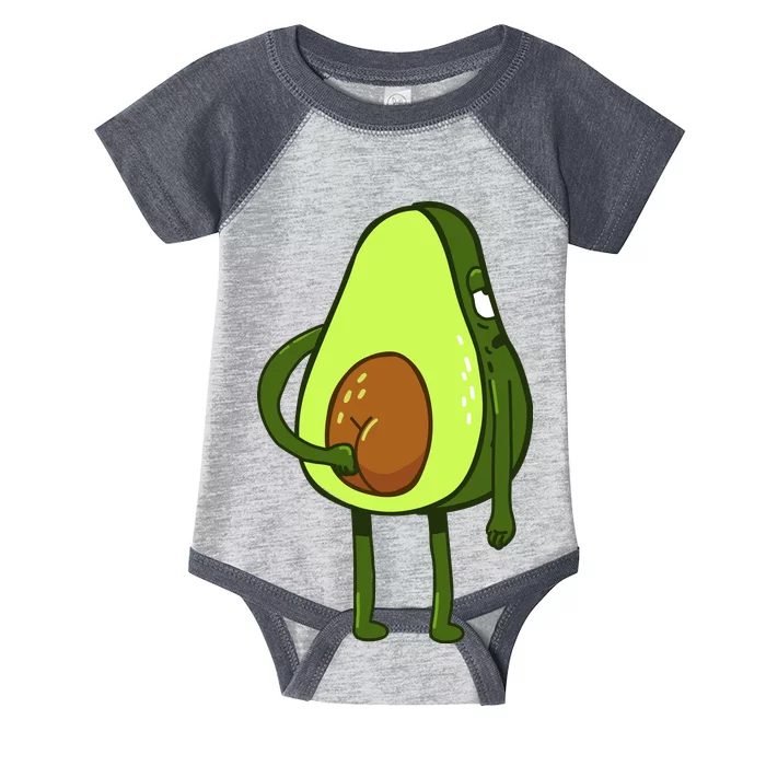 Funny Avocado Butt Infant Baby Jersey Bodysuit