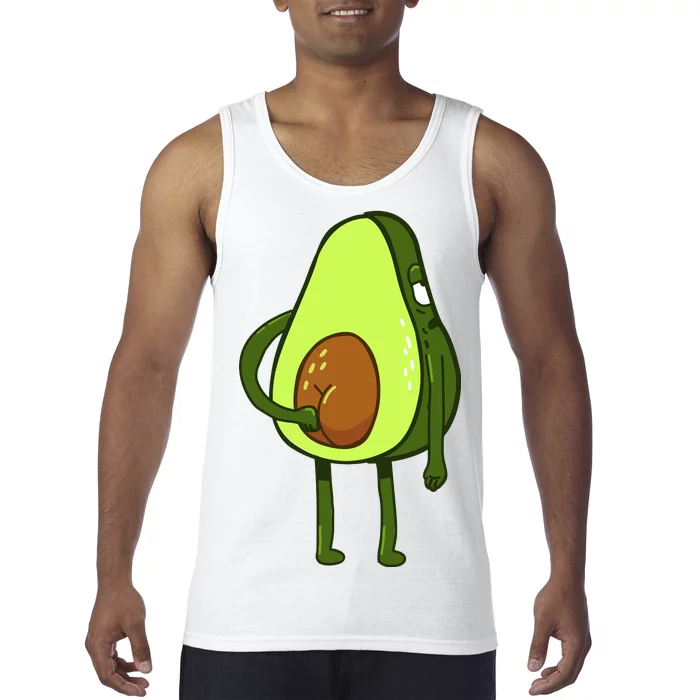 Funny Avocado Butt Tank Top