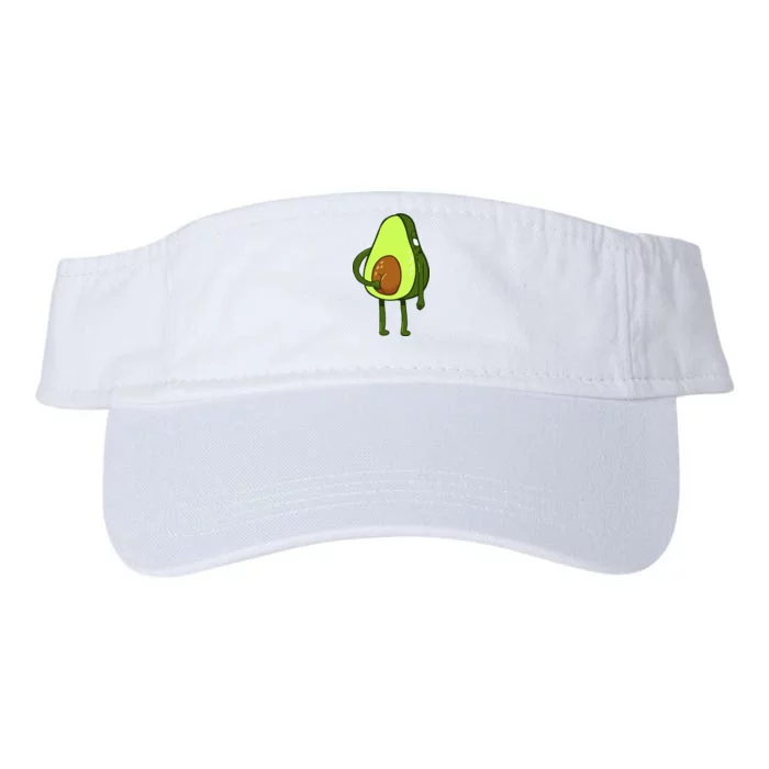 Funny Avocado Butt Valucap Bio-Washed Visor