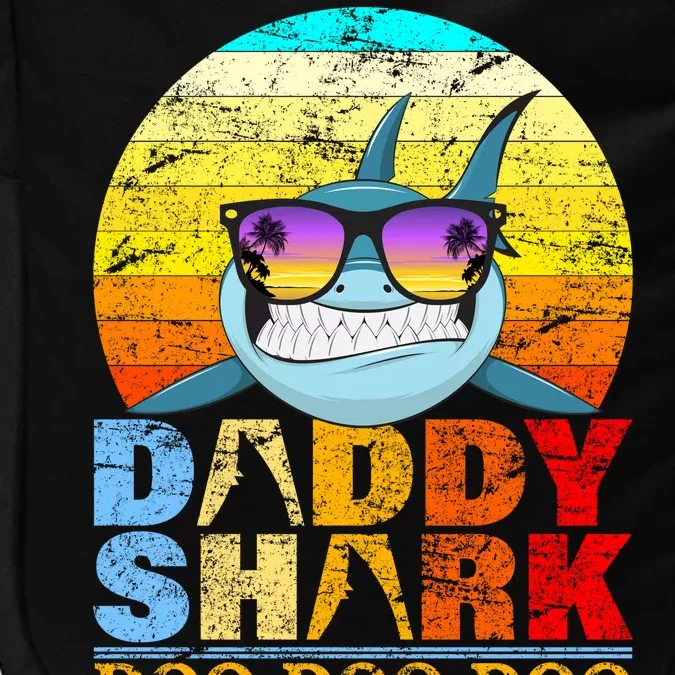 Funny Beach Daddy Shark Doo Impact Tech Backpack